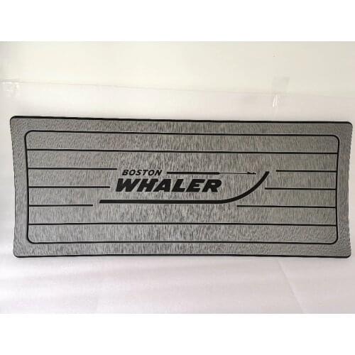 Marine Boat Yacht Helm Station Anti-Fatigue EVA Grey Teak Pad with Boston Whaler Logo 406*991*13mm 16" x 39" x 1/2"