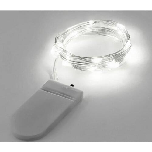 LED String lights 5M 10M silver Wire Battery USB Holiday lighting Fairy Garland For Christmas Tree Wedding Party Decoration