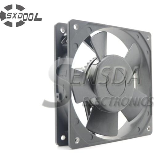 SXDOOL KA1225HA2 12cm 12025 220V metal frame high temperature waterproof fan IP55