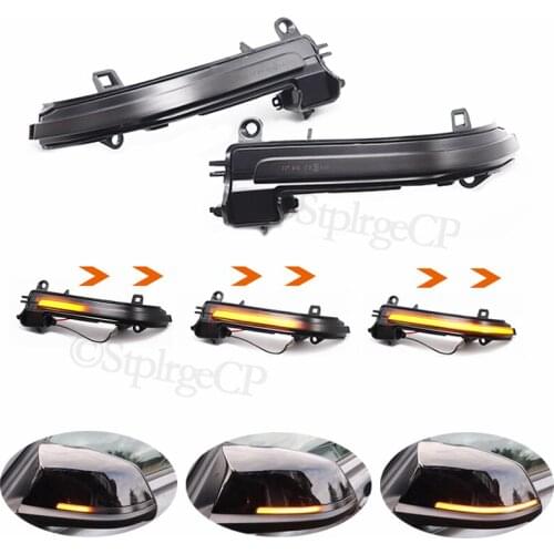 High quality Car Accessories Dynamic LED Side Rearview Mirror Turn Signal Light Indicator For BMW 3 Series GT 3GT F34 2013-2018