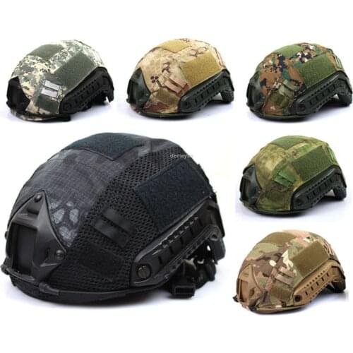Army Airsoft Paintball Helmet Cover Military Tactical Helmet Protective Cover Shooting CS Wargame Fast Helmet Cover
