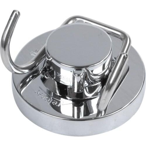 1x Vacuum Stainless Steel Suction Cup Hook,Double Hooks Wall Hook,Bath Towel Hook,Heavy Duty Suction Cup Hooks Holds