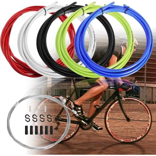 2.5 Meters MTB Bicycle Brake Cable Wire 5 Colors Bike Shifting Cable MTB Bicycle Shift Wire Brake Line Pipe Bicycle Parts