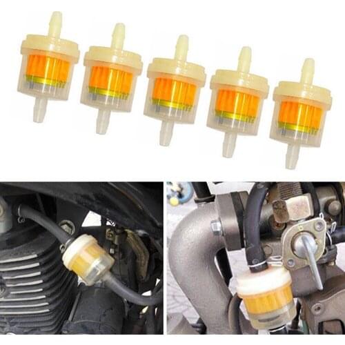 5Pcs Motorcycle Bicycle Universal Oil Cups Gasoline Filter Cup Filter Cartridge Transparent Magnetized Oil Cup Magnet