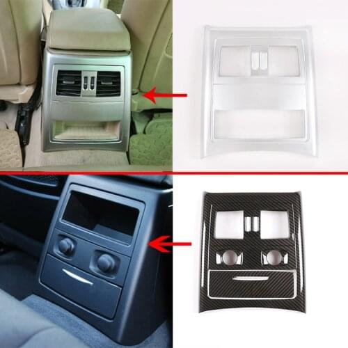 Car Inner Rear Row Air Conditioning Vent Frame Cover Trim Storage Box Panel Cover For BMW 3 Series E90 2005-2012 Auto Accessory