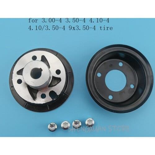 Free shipping 3.00/3.50/4.10-4 4.10/3.50-4 9x3.50-4'' 4 inch Alloy Rims Electric Scooter Wheel hub for scooter bike motorcycle