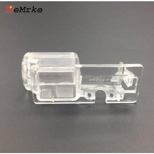 EEMRKE Car Rear View Camera Bracket License Plate Lights Housing Mount for