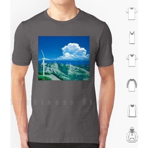 Hiroshi Nagai / Windy Hills T Shirt DIY Cotton Big Size S-6xl Hiroshi Horishi Nagai Nagi Hiro Nag Shi Dank Logo Graphic