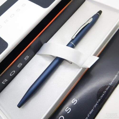 Cross AT0622-121 Click Ballpoint Blue Lacquer Pen | İsme Special Pen