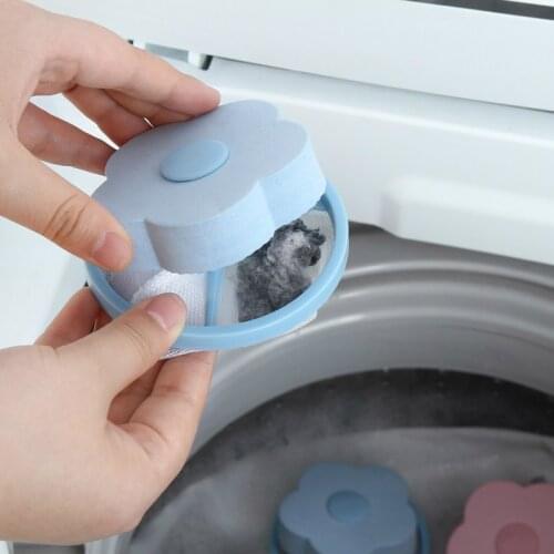 Hair Removal Catcher Floating Pet Fur Lint Filter Bag Reusable Hair Catcher Remover Tool for Washing Machine Household Tools