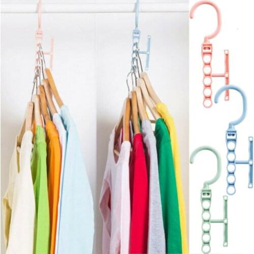Multi Function Clothes Hangers Saving Space Closet Organizer Magic Rack Holder