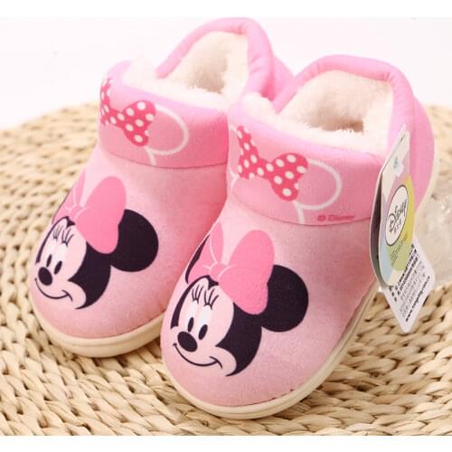 Disney Mickey new cotton slippers home non-slip boys and girls indoor cotton slippers home cartoon shoes