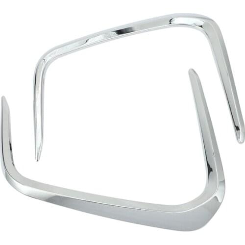 Front Fog Lights Fog Light Lamp Ring Frame Cover Trim Fit for Toyota Corolla E210 Prestige Altis 2019 2020 Bright Silver