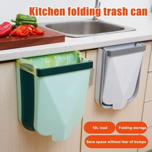 Hanging Kitchen Trash Can Waste Bins Foldable Collapsible for Cabinet Door Drawer Car YE-Hot