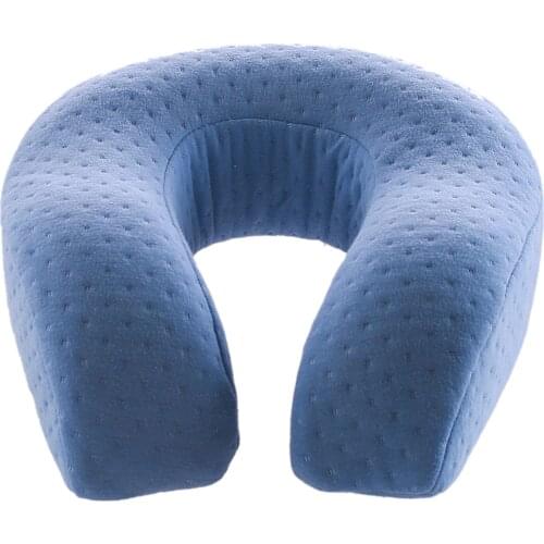 Portable Neck Pillow U shaped Graphene contained Slow Rebound Memory Foam for office car train flight traveling home use