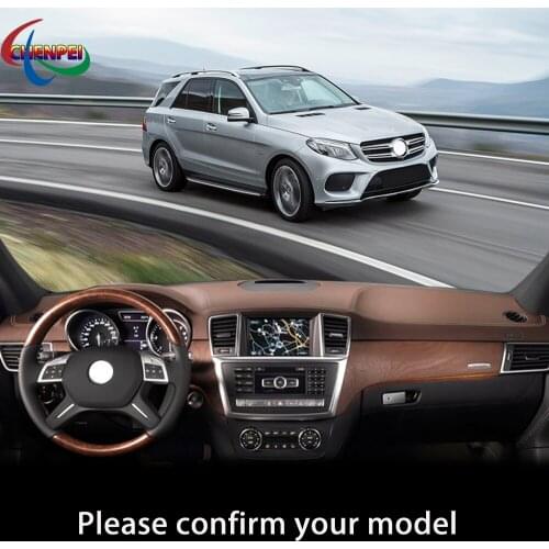 Anti-Slip Anti-UV Mat For Mercedes Benz M Class GLE W166 2012-2019 Dashboard Cover Pad Dashmat Protect Sunshield Pad Accessories