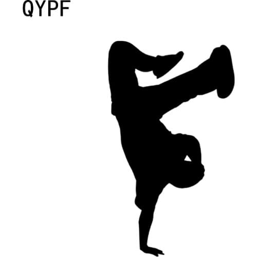 QYPF 8.1*13.7 Aerobic Exercise Break Street Dancing Decor Car Sticker Decals Vinyl Accessories C16-2219