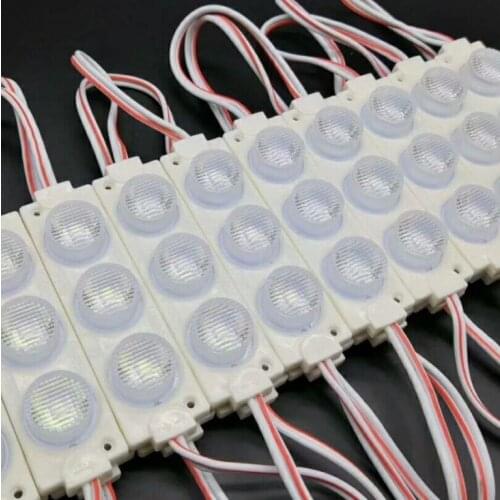 LED Module 3030 SMD LED Cool White red green blue yellow pink 3W LED Modules with Lens for Light Box DC12V Waterproof IP65