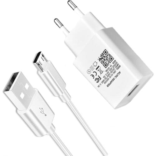 USB Charger Adapter For XiaoMi Mi 9T A2 8 Lite 9 se RedMi 8A 7A 6A 4A S2 5 Plus Note 8 8T 5 6 7 Pro 5A 4X EU Plug Charger Cable