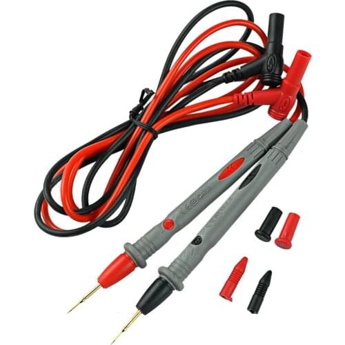 High Quality A18-J Gold plated Silicone Wire for Digital Multimeter Ultra Pointed Plated Copper 1000V 20A Leads Test Probe