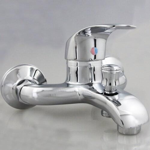 L16208 High Quality Chrome Finish Brass Material Bath and Shower Tap