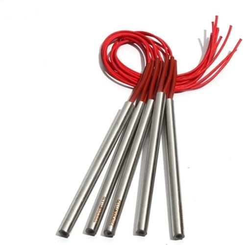 10PCS 8mm 140~160mm 201SUS Single Head Heating Tube 110V/220V/380V Cylindrical Cartridge Heater 280W/290W/300W/310W/320W