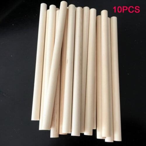 10 Pieces Of Cork Raw Hardwood Round Threshold Bar Source: High Quality Solid Wood Round Bar