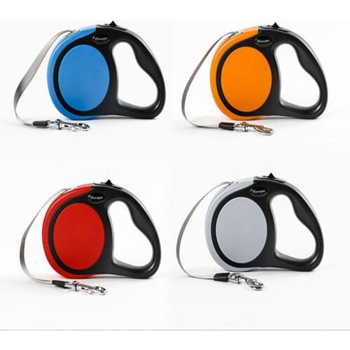 3/5M Retractable Dog Leash Walking Pet Accessories Leashes Automatic Adjustable Extending Nylon Dogs Leash Rope