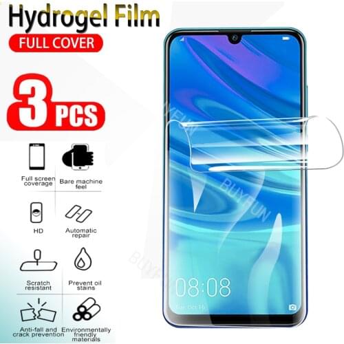 3pcs Hydrogel film screen protector For Huawei P Smart 2019 soft protect film For huawei P Smart Pro Plus 2019 P smart Z Film