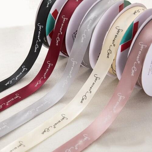 50 Yards/lot 25mm Satin Belt Ribbon Tapes For Wedding Christmas Party Decorations DIY Bow Craft Ribbons Card Gifts Wrapping