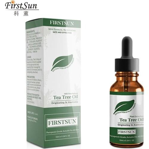 10ml Pure Tea Tree Essential Oil Anti-Wrinkle Grease Hydrating Oil-control Contractive Pore Facial-beauty For Acne Treatment Oil