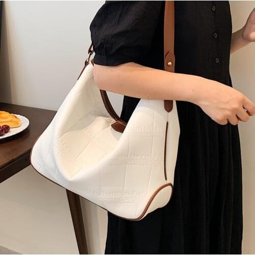 European and American large-capacity bags autumn wild 2021 new trendy fashion ladies luxury messenger shoulder bag bucket bag