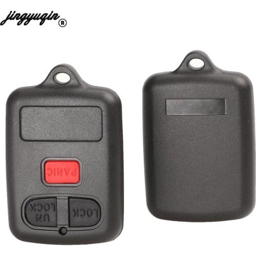 Jingyuqin Three-button Black Car Key Remote Control Shell Replacement With Button Suit For Toyota Vios fit BYD F3 F3R Car Key