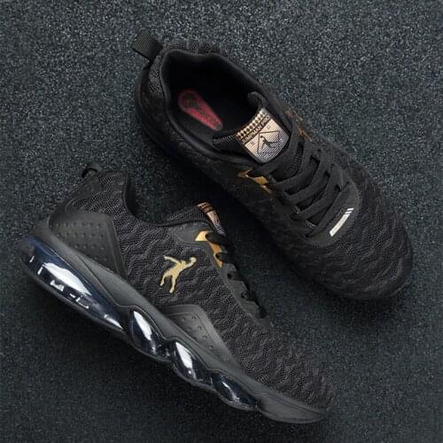 Joedon Golan brand mesh rubber sole non-slip breathable black fashion trend mens casual sports shoes