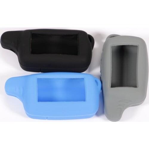 Silicone Case for CENMAX ST-8A Russian LCD remote control for CENMAX ST8A 8A LCD keychain car remote 2-way car alarm system