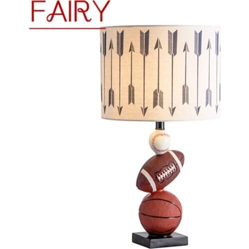FAIRY Creative Cartoon Table Desk Lamp Contemporary Resin LED Light for Home Children Bed Room Decoration