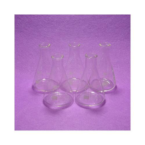 Glass Erlenmeyer Flask,100ML,Laboratory Borosilicate Glass 3.3 Flasks,5PCS/LOT
