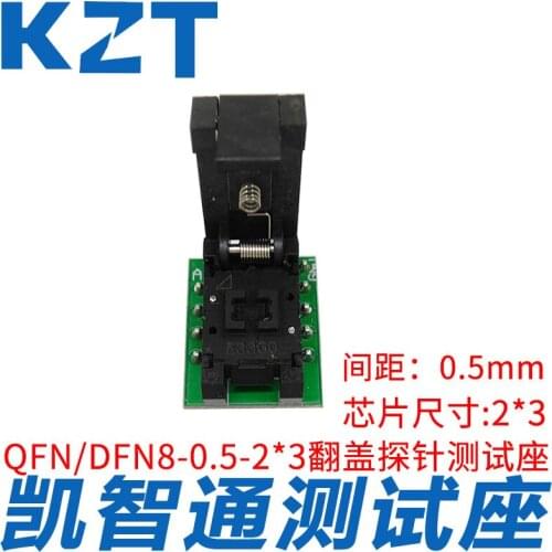 WSON Test Base Dfn8 2 * 3mm 0.5 Spacing Cover Probe Burning Base Mlp8 Programming Base