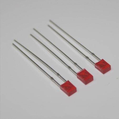 2*3*4 2*5*7mm red to red yellow to yellow green to green blue to blue transparent Square 2Pin light-emitting diode LED