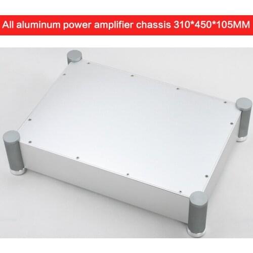 310*450*105MM All-aluminum Power Amplifier Chassis WA62 Tube Amplifier Power Case Audio Shell Multi-purpose Amplifier Enclosure