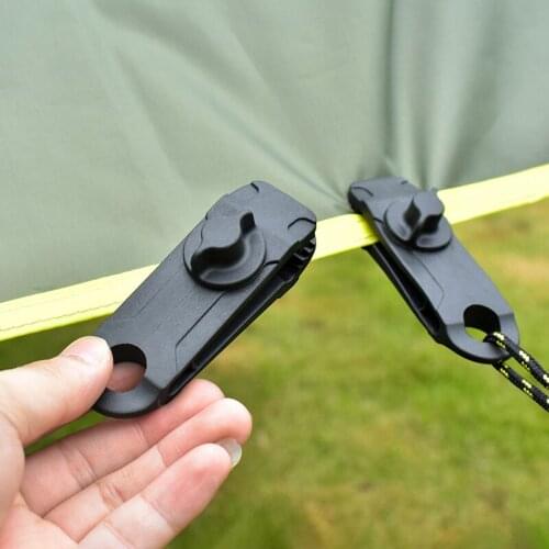 5/10 Pcs Heavy Duty Camping Tarp Clips Tent Awning Clamps with Thumb Screw Portable Tool