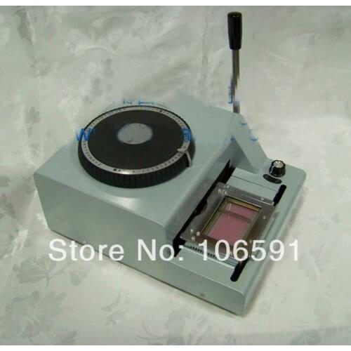 66 Braille machine, handy pvc card coding, Manual compression code machine, manual coding