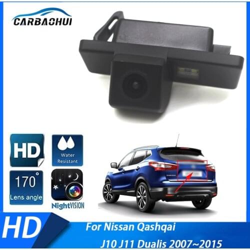 Car Rear View Reversing HD Night Vision Camera For Nissan Qashqai J10 J11 Dualis 2007 2008 2009 2010 2011 2012 2013 2014 2015