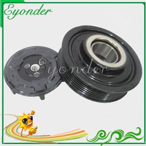 AC A/C Air Conditioning Compressor Electromagnetic Magnetic Clutch Pulley Set for Denso for Volkswagen VW MAGOTAN Caddy