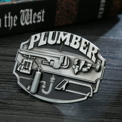 Western cowboy belt buckle fire fighting tools mechanical tools Zinc alloy belt buckle suitable for 4.0 belts