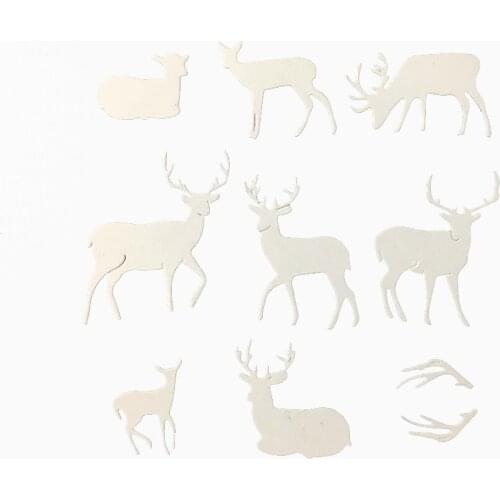 Animal deer lace Dies metal steel cutting dies mould fustelle metalliche per scrapbooking photo decoration new stamps and dies