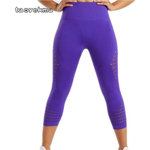 Taoyekma super models chic twist compression tights high quality sport leggings women white mesh yoga pants fitness gym clothes