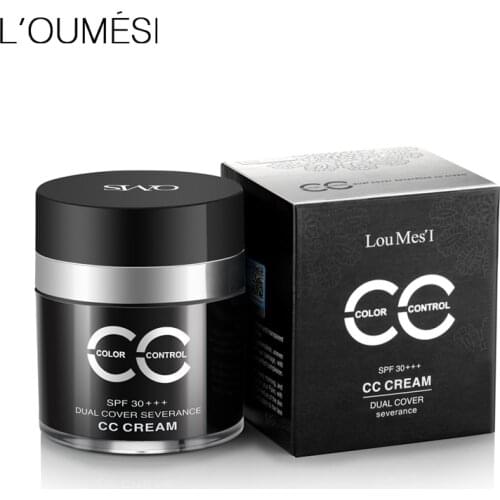 Loumesi CC cream makeup foundation Oil-control Concealer Natural Naked Base Primere Concealer bb ccCream