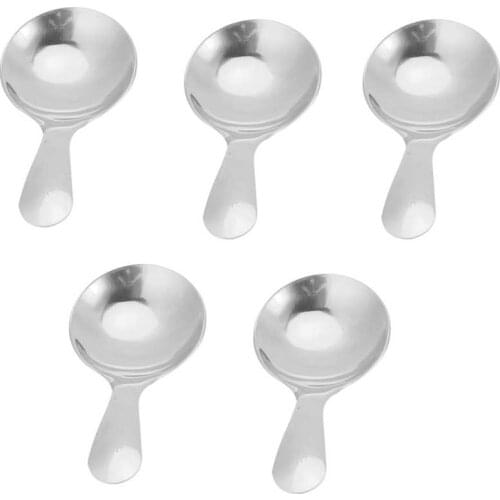 Spoon Kitchen Utensils 304 Stainless Steel Ice Cream Scoop Tea Dessert Spoon Cream Kitchen Utensils Tea Spoon Dessert Spoon