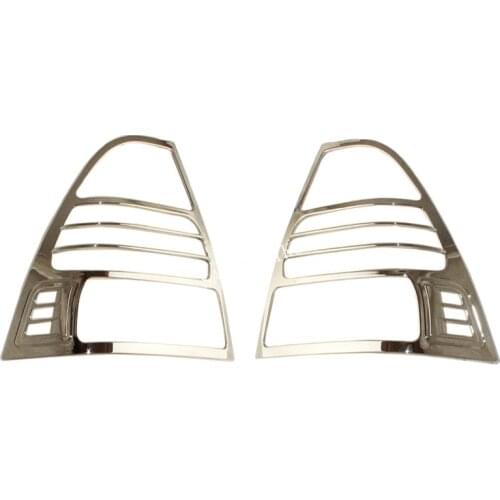 2pcs ABS Chrome Rear lamp cover car Accessories For Toyota Corolla 2001 Trim Frame Car Tail Light Protector
